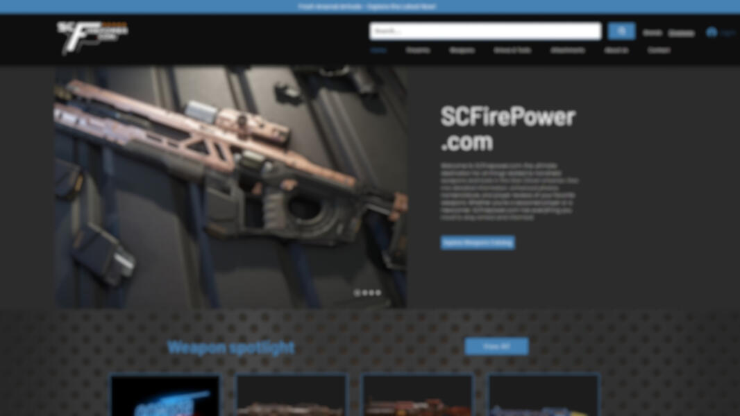 SCFirepower Weapons Stats